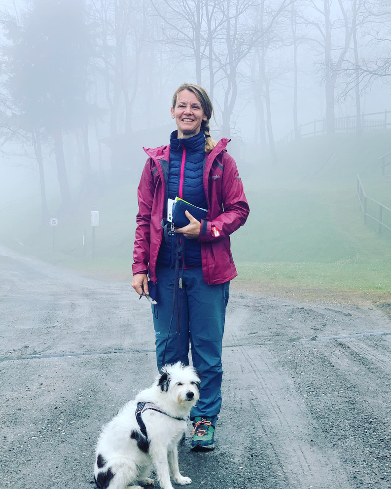 passo della futa. Maia ed io nella nebbia